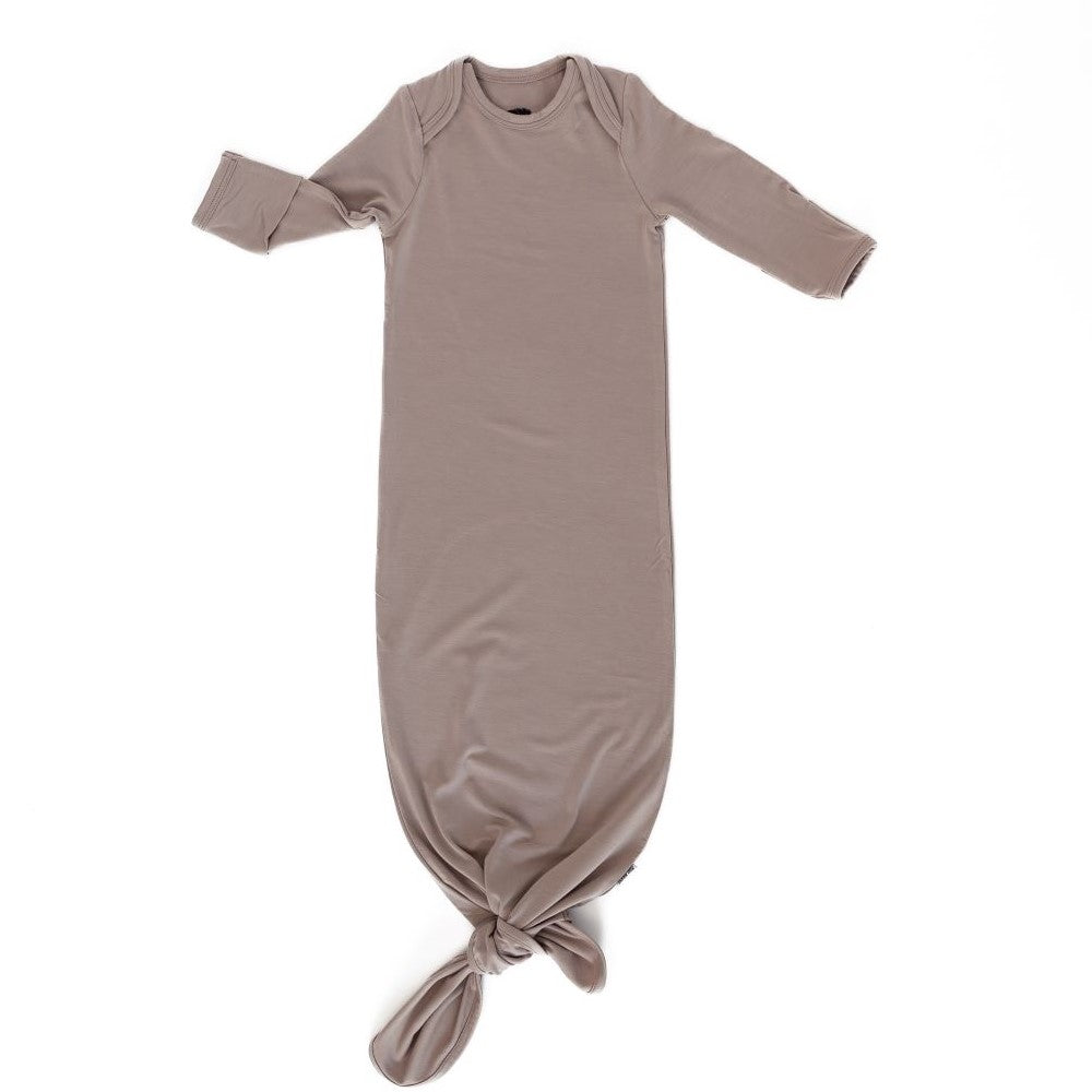 Knotenkleid - Taupe